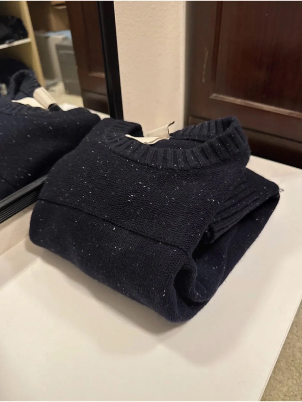 The North Face Navy Crewneck Sweater
